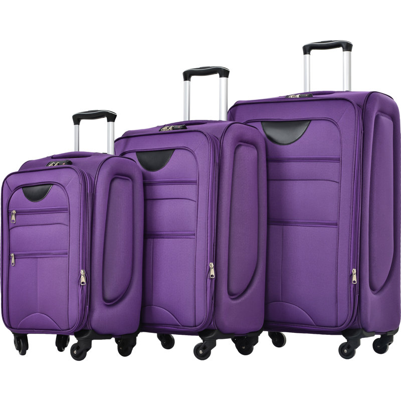 Ensemble de 3 valises extensibles Softside Valise