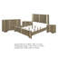 Ensemble de chambre à coucher grand lit, éclairage DEL, chêne brun, 4 pièces avec 2 NS, commode-137636189-137636191