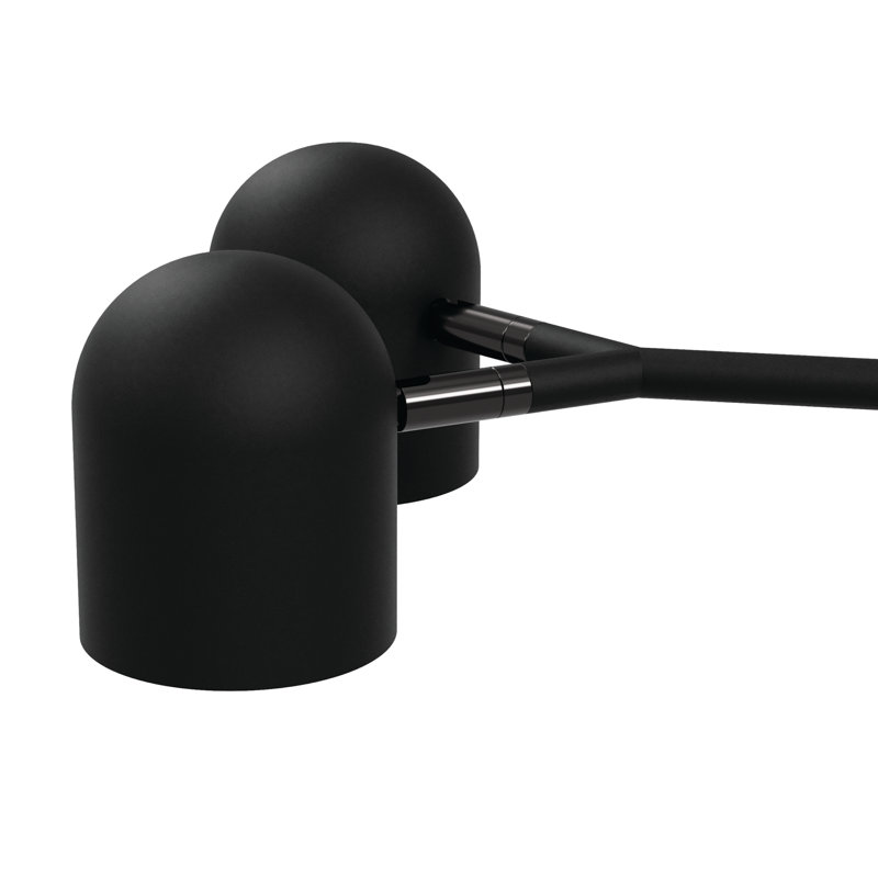 Tandem Table Lamp, Black