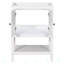 Base de meuble-lavabo de salle de bain seulement, armoire de rangement avec portes et tablette ouverte-276192038