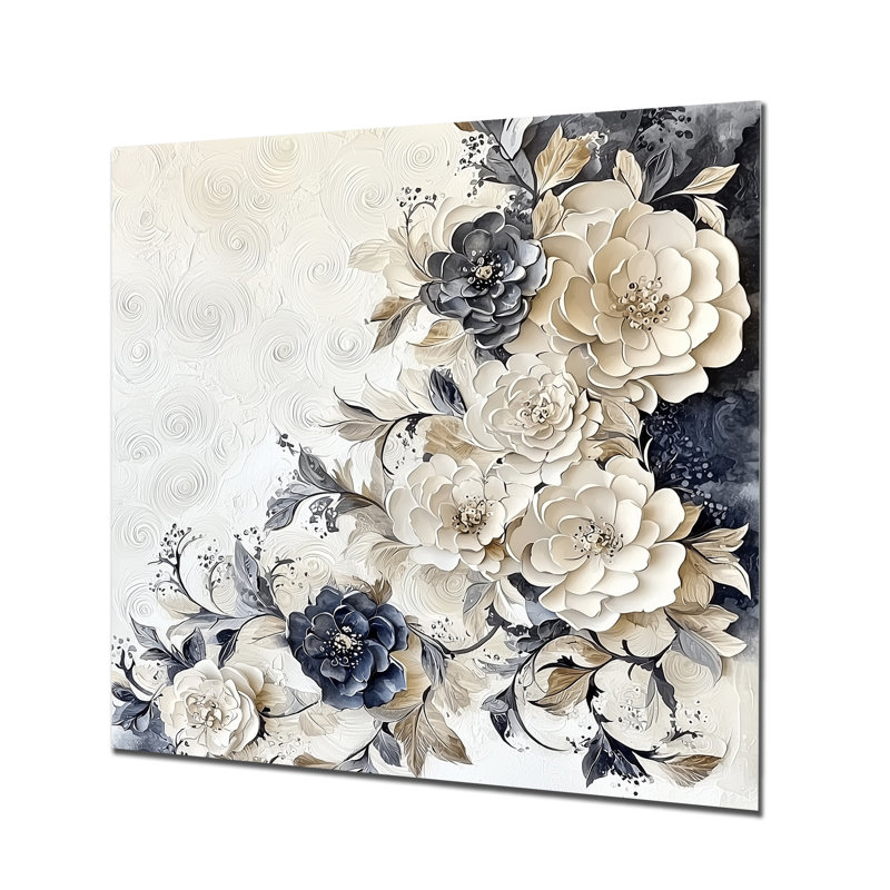 Rétro fleur de mamans III, H 29 po x l 29 po x P 0,84 po