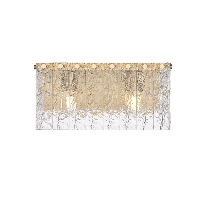 Timeothy 2 Light Vanity, Brushed Gold