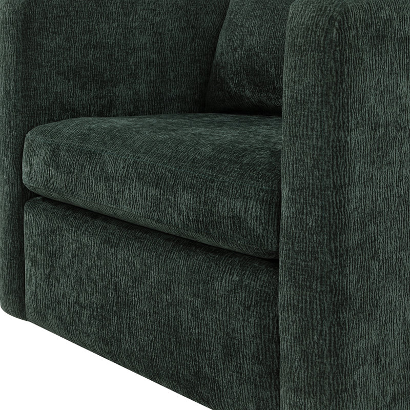 Fauteuil demi-tonneau Sutton, Vert