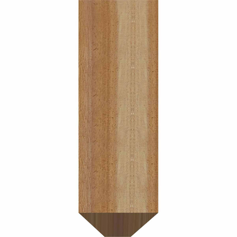 Support pour scie rugueuse de style artisanal l 6 po x P 18 po x H 18 po, Western Red Cedar, H 18 po x l 6 po x P 18 po