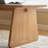 Solid wood oak dining table set-107393371