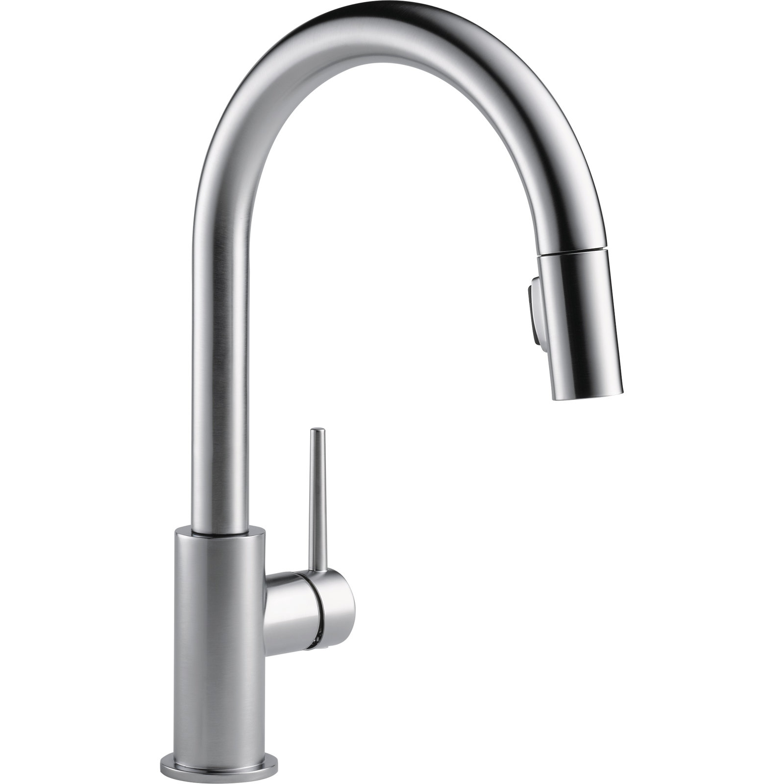 Trinsic Pull Down Sprayer Kitchen Sink Faucet, Single Handle Kitchen Faucet, Brushed Nickel
