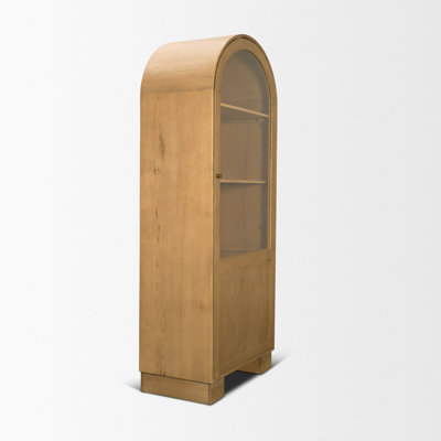 Vitrine en bois de chêne massif Darra Hawthorne