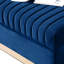 Velours bleu avec une silhouette épurée pour le salon - 2 pièces, canal vertical en velours, maison