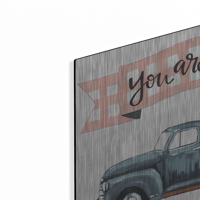 «You Are Loved» par Sara Baker, art mural en métal, H 12 po x l 16 po