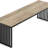 78.74 Inches Double Computer Desk For 2 Person – Extra Long Industrial Workstation With Heavy Duty Metal Frame, Large Dual Study Table For Home Office, Gray And Black Finish-607160243