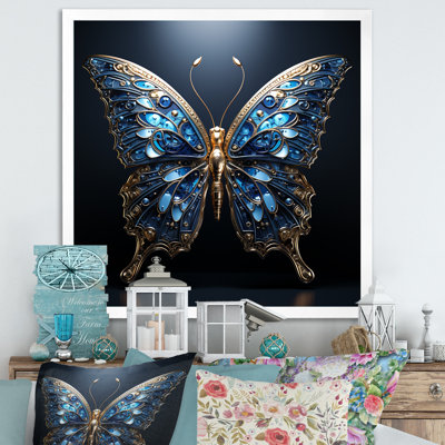 " Butterfly Watery Blues I "