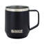 Grande tasse à café en acier inoxydable 14 oz., Noire-116819151