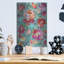 Art mural en métal Winston Porter «Bright Floral Medley C Turquoise» par Danhui Nai-167786398