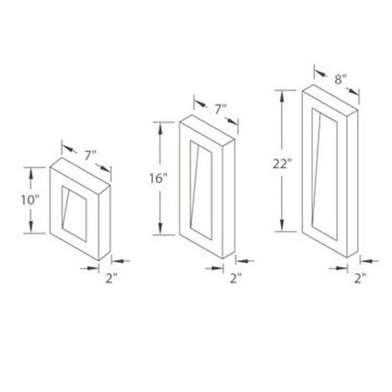 Urban LED Outdoor Wall Light, Bronze