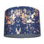 Modern Cotton Fabric Lamp Shade with Delicate Foil Decor for Table or Ceiling-998555144