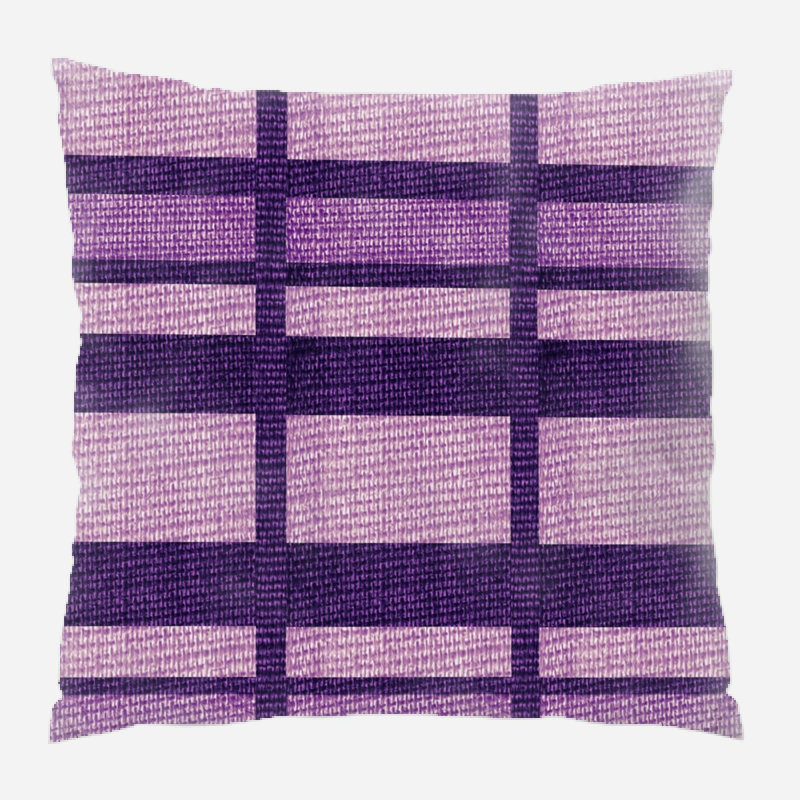 Coussin décoratif en tissu, Mauve