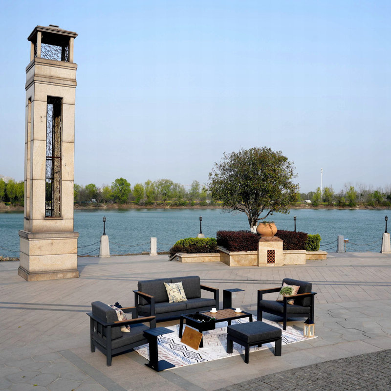 5 - Person Patio Conversation Set with Cushions