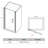 FPivot 28 W x 72 H in. Pivot Shower Door, Frameless Hinged Shower Door with 1/4'' Tempered Glass-107231843