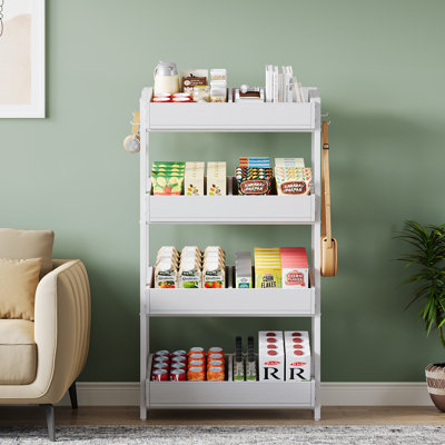 Wooden Storage Rack Organizer