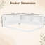 Grand lit de jour en bois avec tablettes de rangement, USB et DEL, blanc-976759653