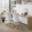 Chaise de bureau en velours et capitonnée-1112005635