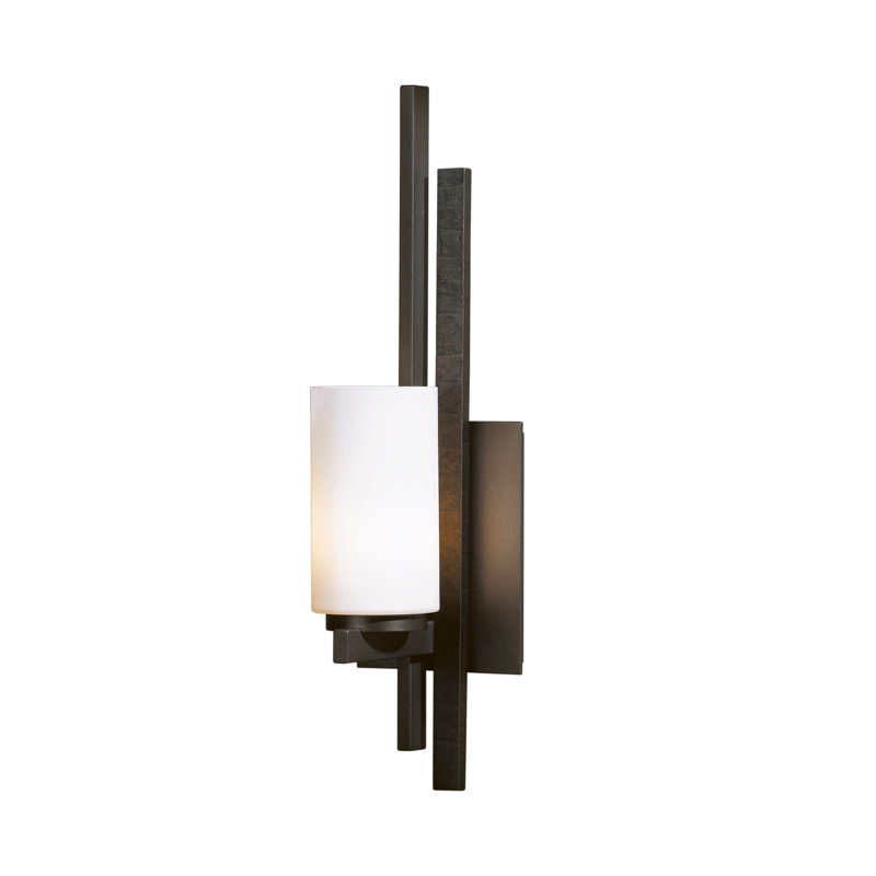 Ondrian 1 - Light Left Flush Mounted Sconce, Dark Smoke