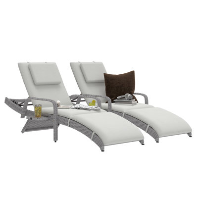 Amarily Outdoor Chaise Lounge(Set Of 2)