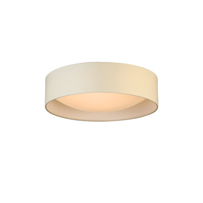 Murphie Single Light Polyester LED Flush Mount