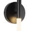 Jeanie 18-in Matte Black dimmable LED Wall Sconce