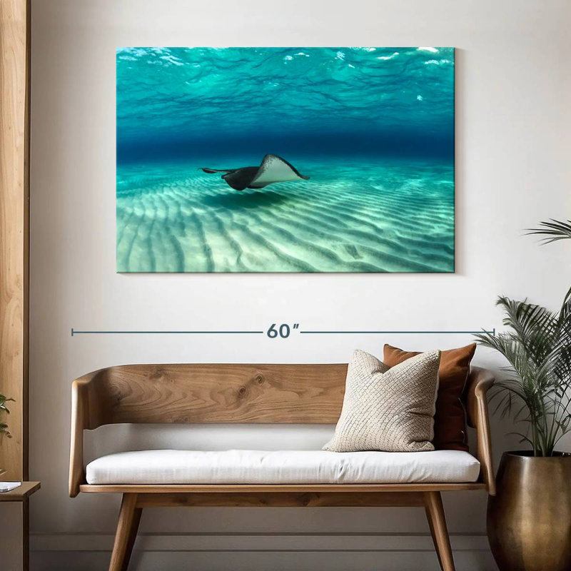 Crowle Stingray Fish, 32" H x 48" W