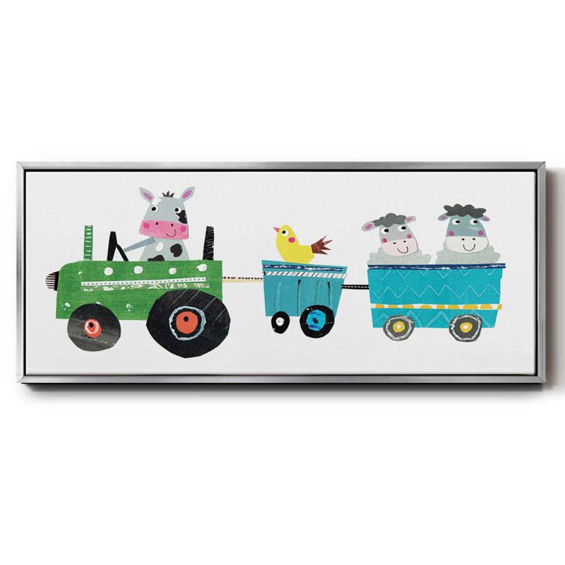 Cute Farm- Framed Canvas, 20" H x 50" W