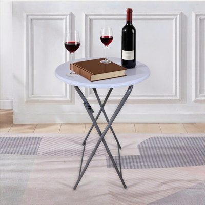Ensemble de 2 tables de bar pliantes