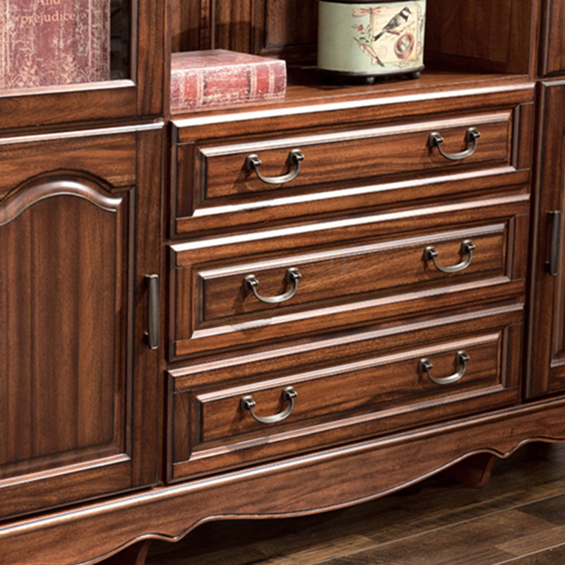 Light luxury full solid wood high quality bookcase
