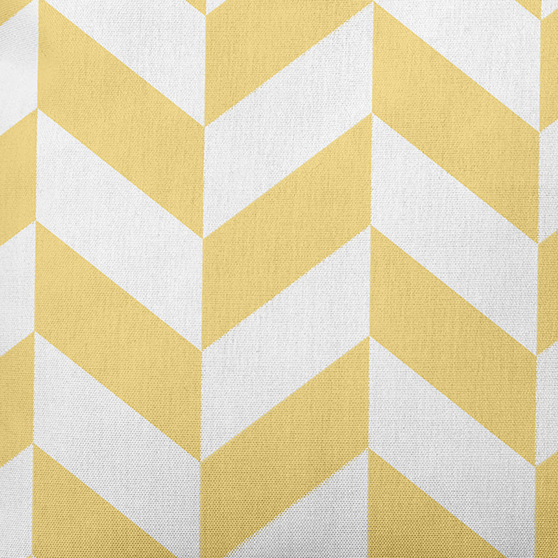 Housse et insert de coussin carré Subline, H 18 po x l 18 po, Jaune