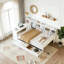 Lit de jour double en bois avec 3 tiroirs, ports USB et bureau-1488475470