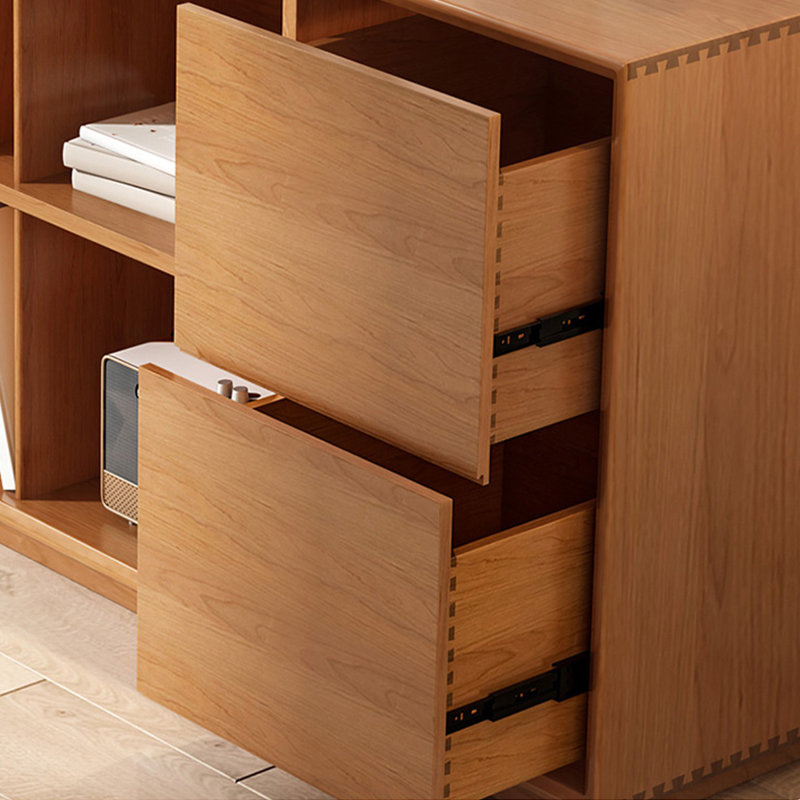 78.74" Solid Wood Bookcase | EliteFurnishings