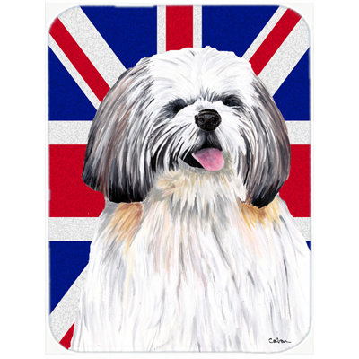 Union Jack Wood Glass Cutting Board