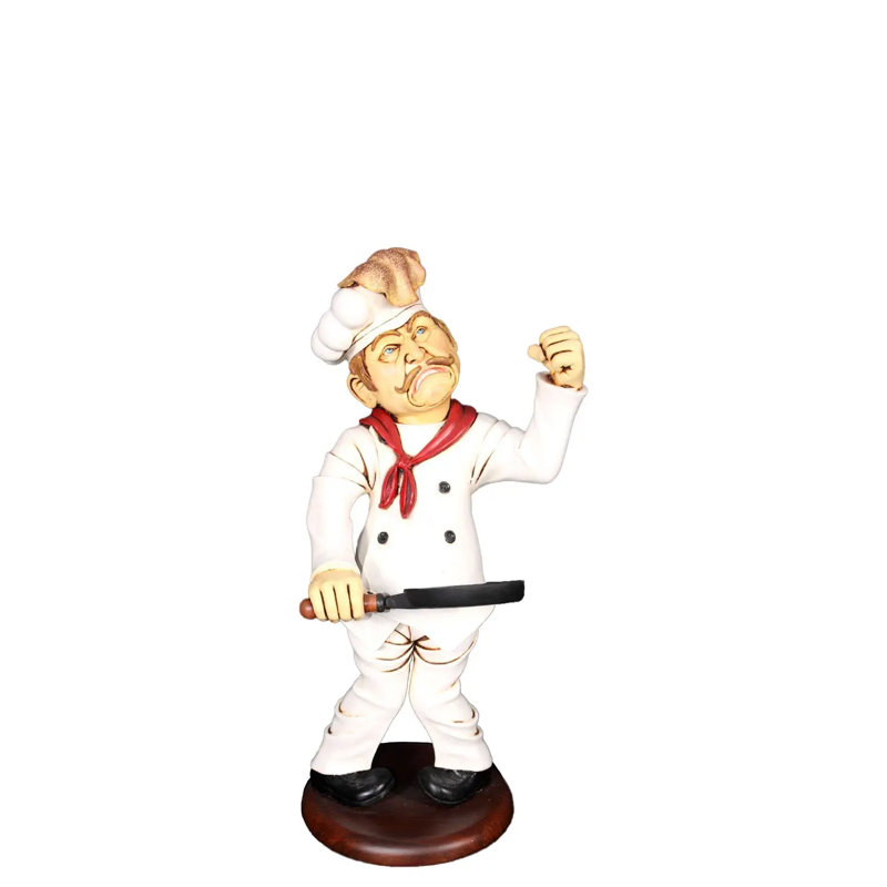 Pancake Chef Small Statue