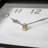 Traditional Quartz movement / Crystal Tabletop Clock in Black