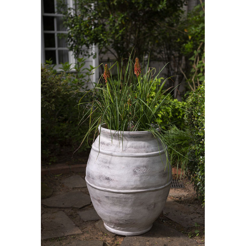Pot à fleurs en céramique Shimla, H 26,25 po x l 22 po x P 22 po