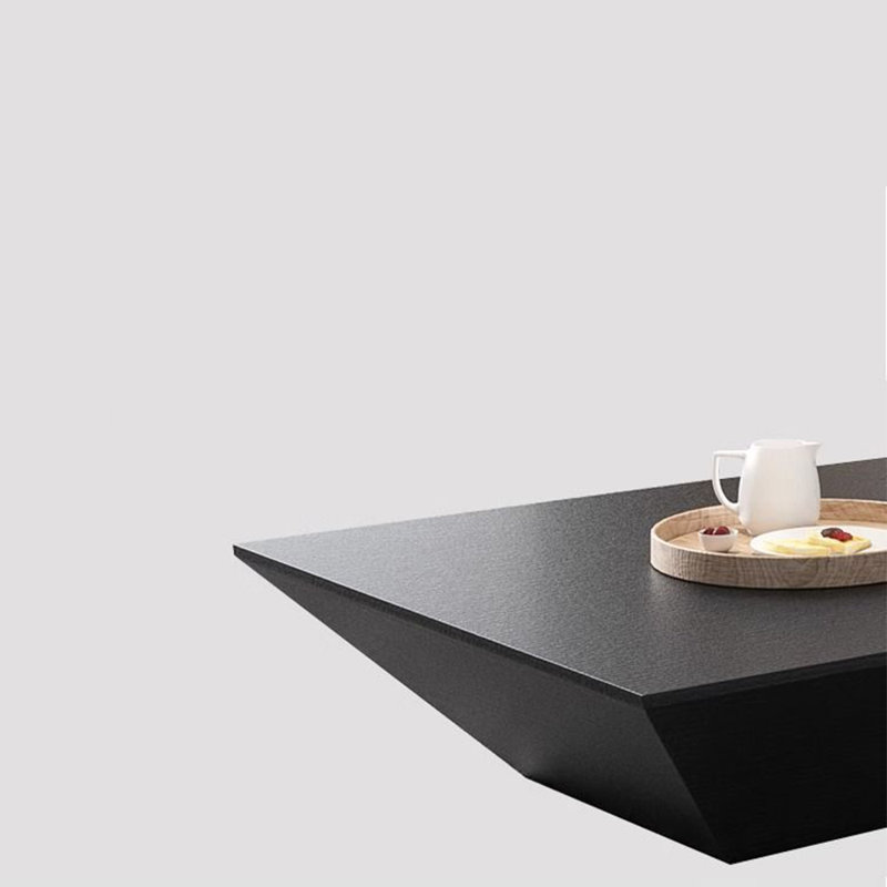 Table basse carrée légère, moderne et minimaliste, H 13,78 po x L 31,5 po x l 31,5 po