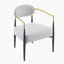 Fauteuil d'appoint rembourré en tissu Terrell-106754728-106754729
