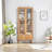 Modern simple log bookcase