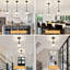 Luminaire suspendu moderne en cristal à 1 lumière avec hauteur réglable Bette-930067180-968725116