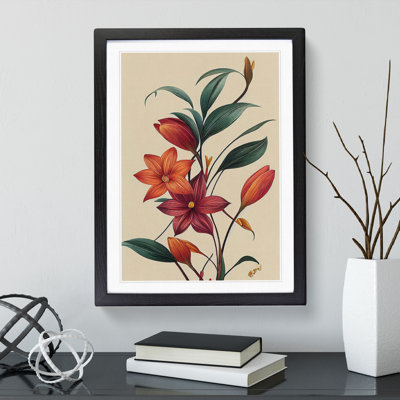 The Classic Flowers No.1 - Single Picture Frame Print