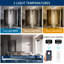 Lustre linéaire à 6 lumières DEL à intensité variable-332687582-332687572-332687573