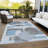 Machine Washable Indoor/Outdoor Cinead ACN1695 Blue Rug-109534352