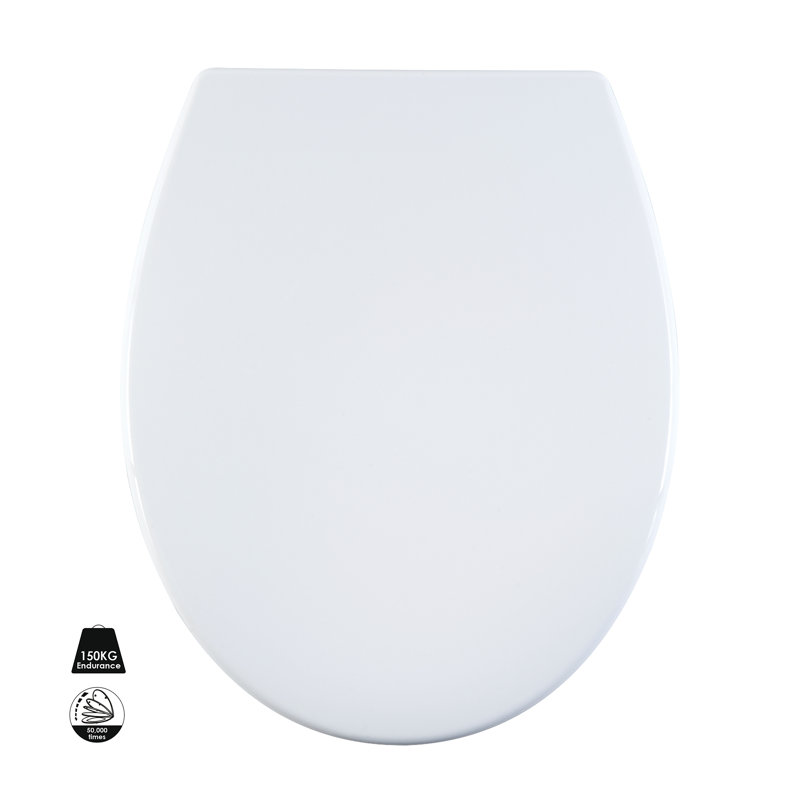 Oval Toilet Seat, White