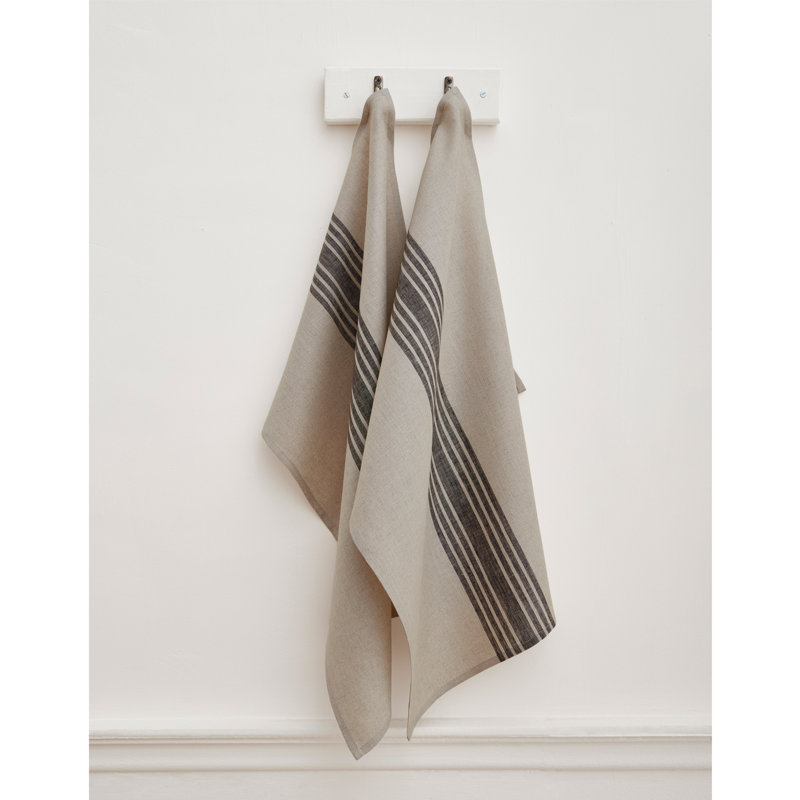 Solino Home Farmhouse - 100% Pure Linen Kitchen Towel (Set of 2)