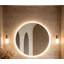 Round Led Bathroom Mirror With Copper-free Silver Glass